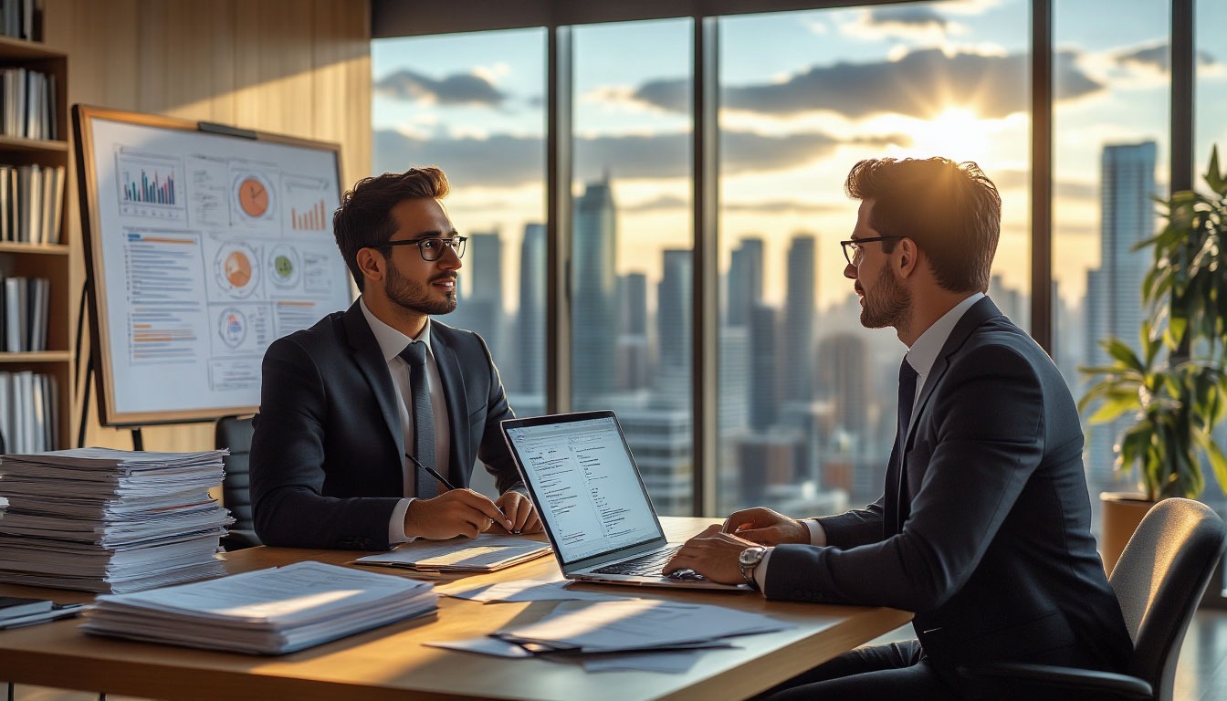 Business consulting dashboard